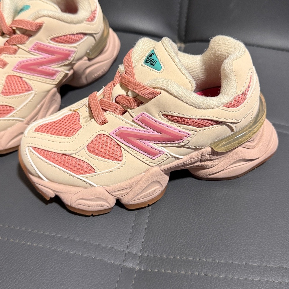 SALE! - Kids New Balance Joe Freshgoods x 9060 ‘Penny Cookie Pink’ sneakers - Picture 2 of 5